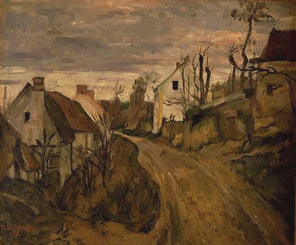 Paul Cézanne: Auvers-sur-Oise - tájkép