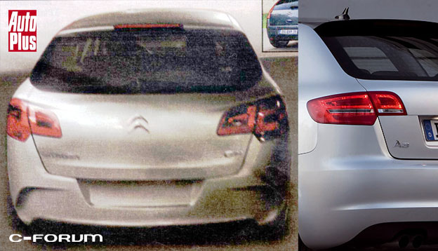 New Citroen C4 coming 2010. Front looks mean. Lateral side looks awesome.