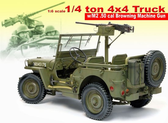 Jeep willys mb rc scale 1/6 #3