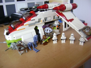 lego star wars republic gunship 7163