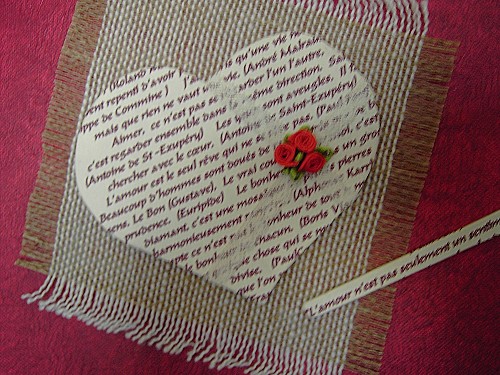 Les mots du coeur dans MOMENT DE VIE tablea10