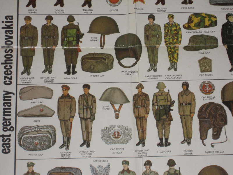 Poster - Warsaw Pact Field Uniforms - 1980