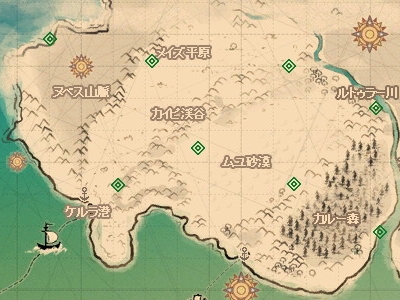 Mabinogi Exploration Map